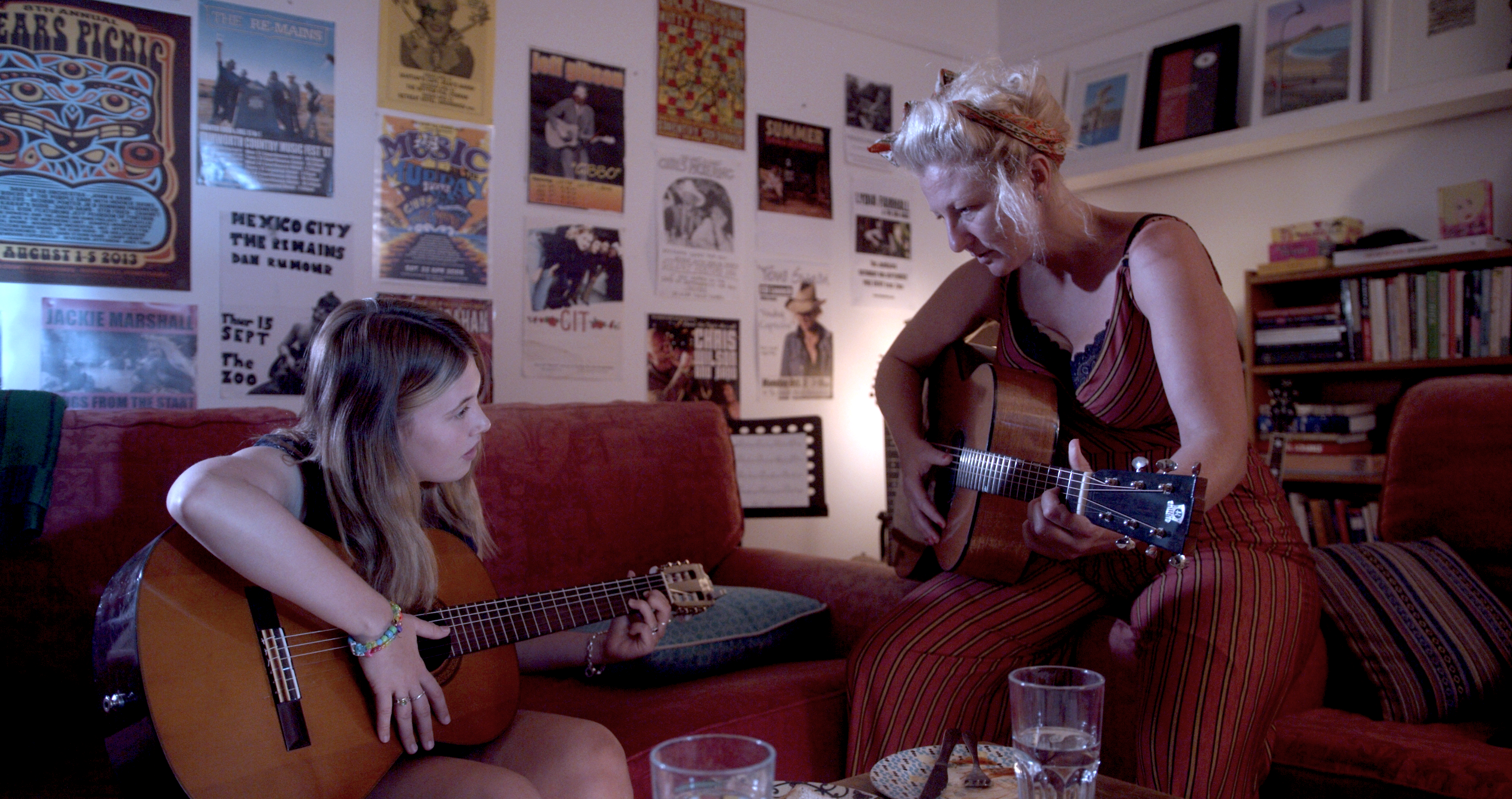 Ruby learns 3 chords with Angie